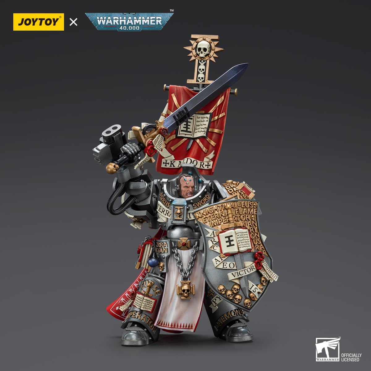 Figura de acción Grey Knights Kaldor Draigo 1/18 Coleccionable