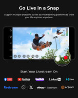 Cámara OBSBOT 4K PTZ con IA, control gesto y streaming