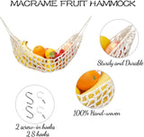 Hamaca de Frutas para Cocina, Decoración Boho, Macrame, Modelo RV