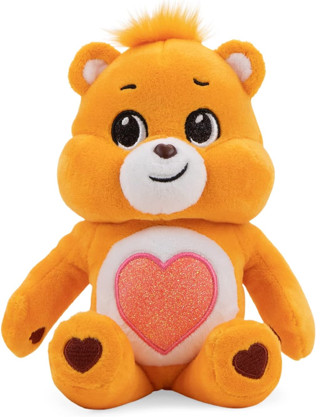 Peluche de grano vientre brillante Oso de corazón tierno
