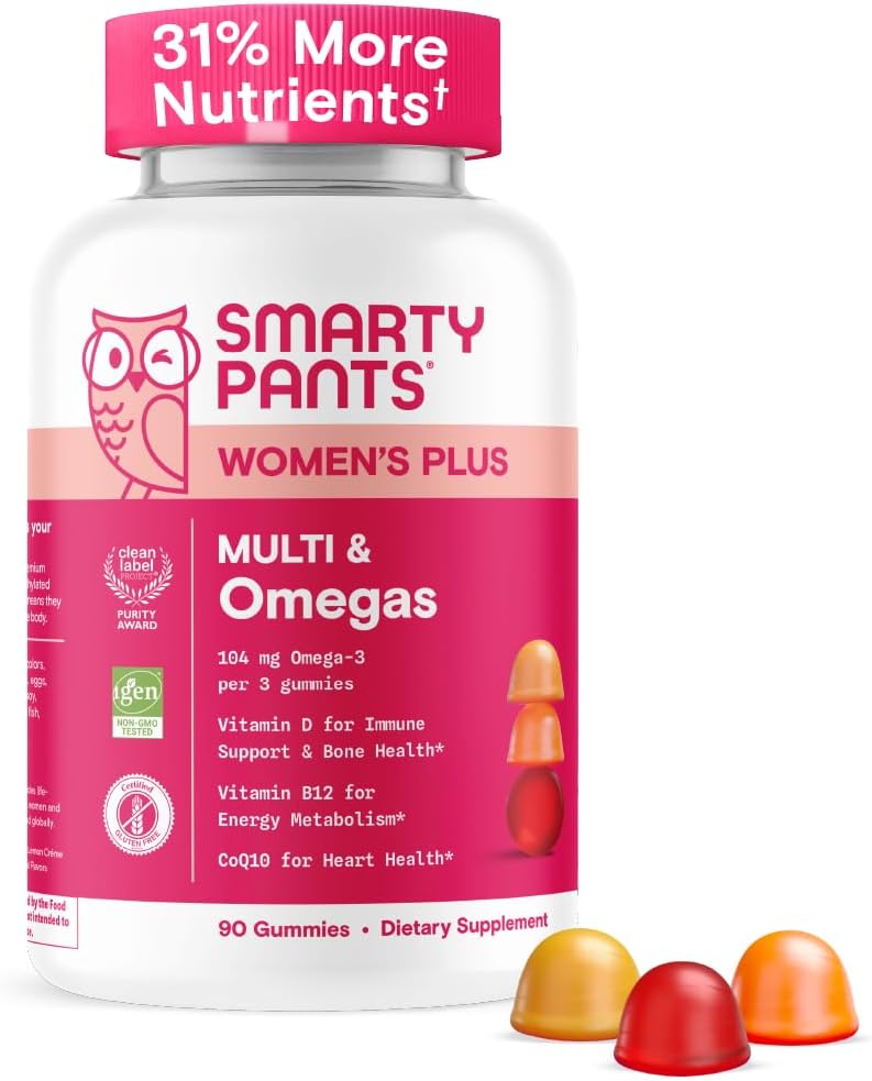 Gomitas Multivitamínicas SmartyPants, Omega 3, 90 Unidades