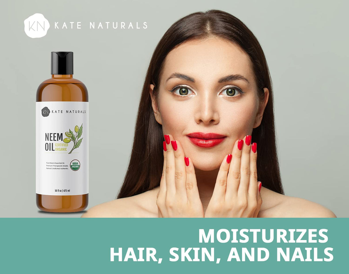 Suplemento Aceite de neem orgánico para aerosol vegetal 16oz
