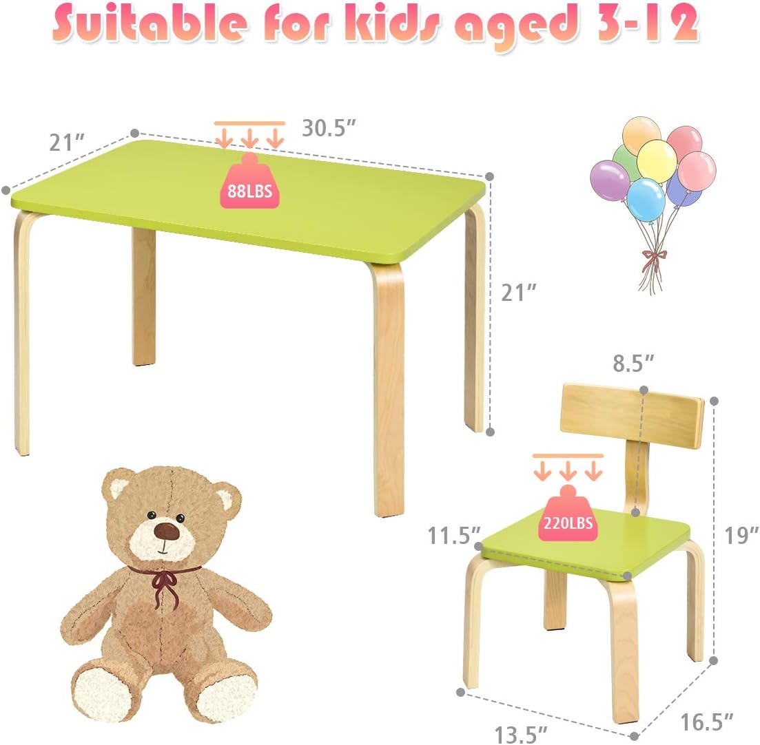 Juego de mesa y silla para niños manualidades tarea