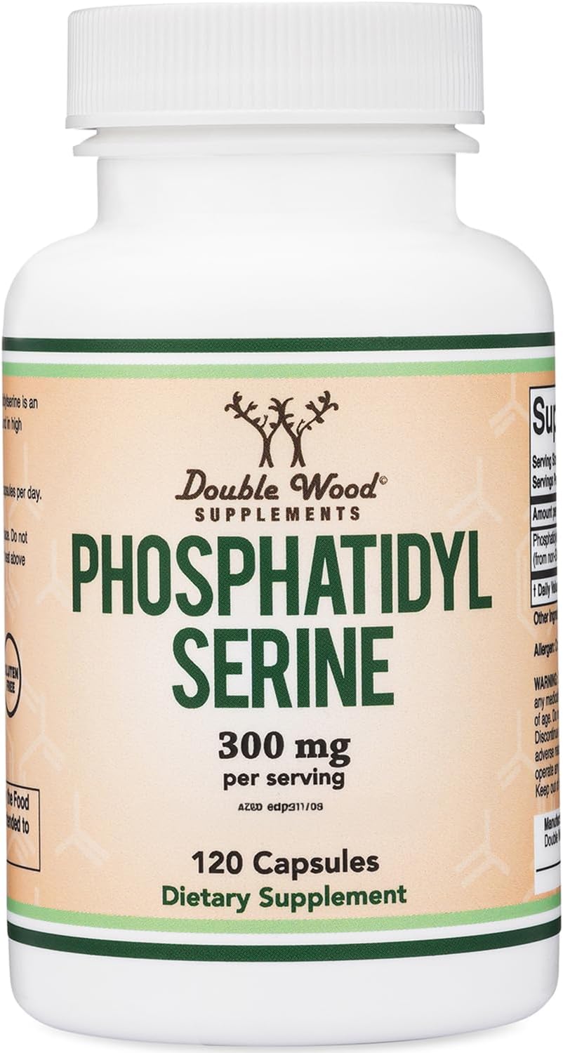Suplemento de Fosfatidilserina 300mg, 120 Cápsulas