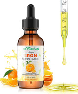 Suplemento líquido de hierro para mujeres y hombres, 60ml, absorción 98%