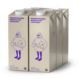 Minor Figures - Leche de avena - Orgánica - Barista Standard - 32 oz - Paquete de 6 - Sin OMG - A base de plantas - Vegano - Sin lácteos - Sin conservación - Sin azúcar