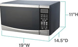 Microondas West Bend WBMW92S 900W, 6 ajustes, panel electrónico