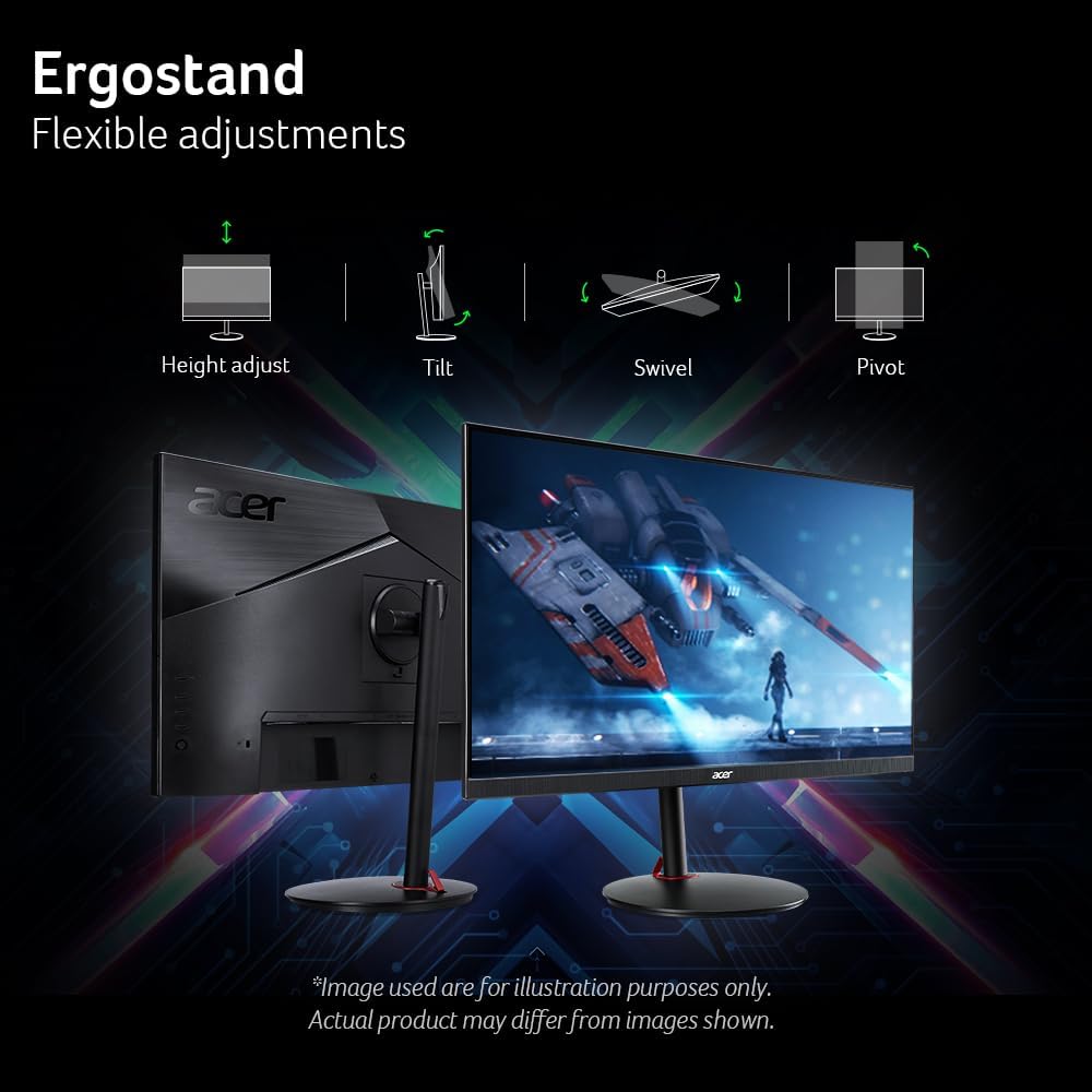 Monitor Gaming 27 WQHD Acer Nitro 180Hz FreeSync XV271U M3bmiiprx