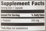 Suplementos Amazon Elements L-teanina 200 mg 60 cápsulas