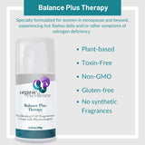 Balance Plus Terapia con Progesterona Orgánica USP, 3.3 oz