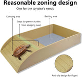 3 PCS Comedero para Tortugas y Plato de Agua, Reptiles