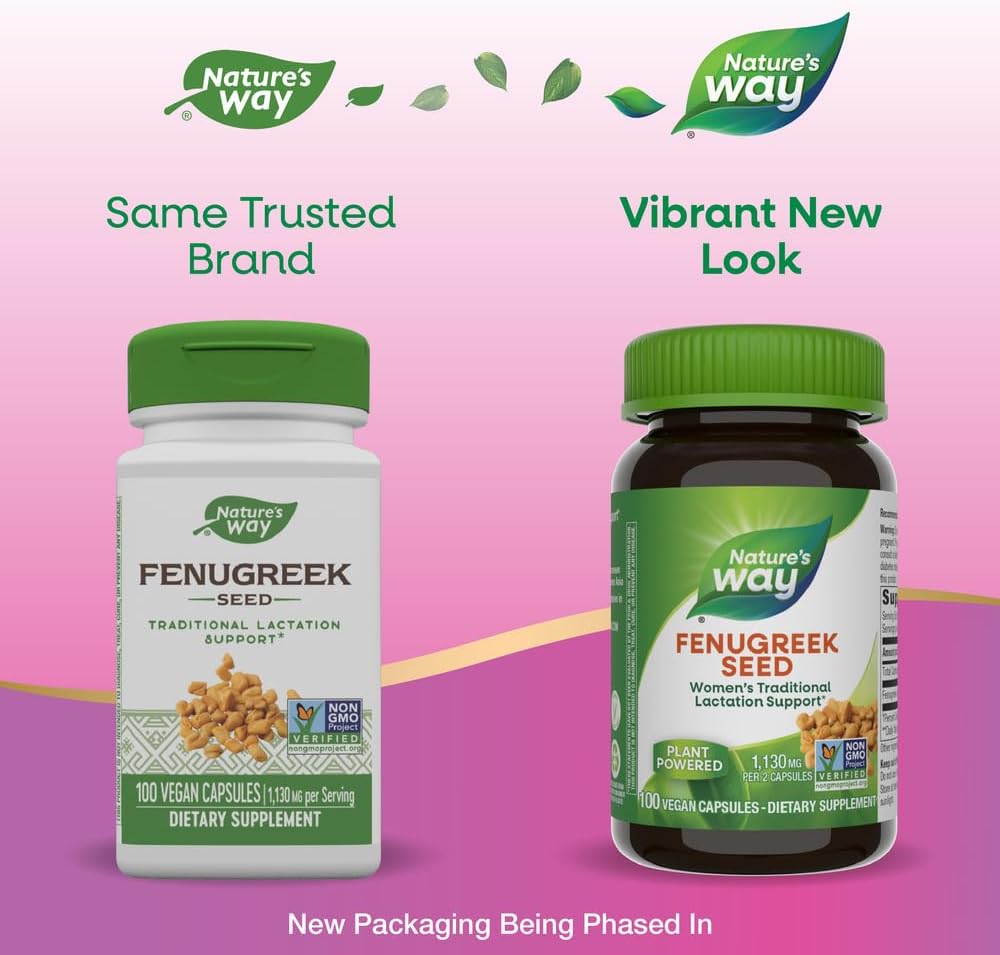 Suplemento Semillas de fenogreco Nature's Way 610 mg 100 und