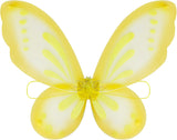 Disfraces de Alas de hada de mariposa amarillo talla únnica