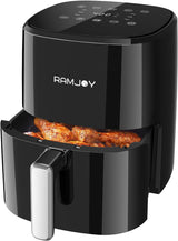 Freidora de Aire 3.8QT, 8 Funciones, Compacta, Modelo Digital