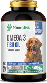 Suplemento de aceite de pescado Omega 3 para perros y gatos