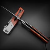Cuchillo de bolsillo enorme para hombres plegable de caza