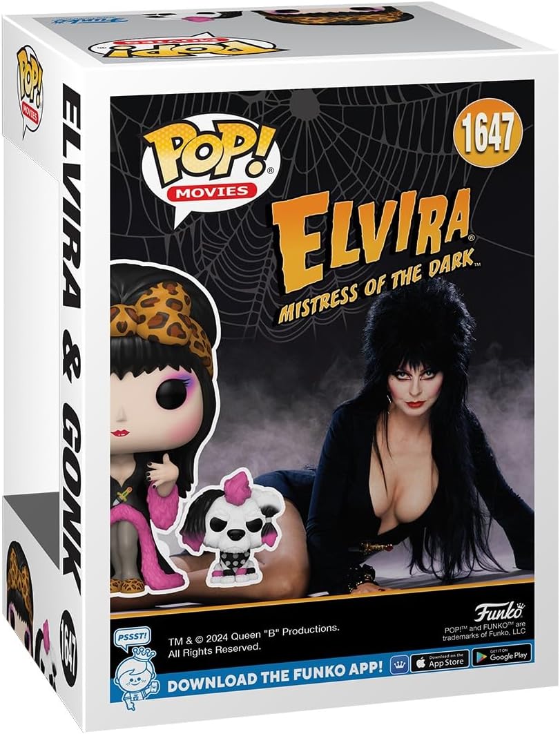 Funko Pop! Elvira y Gonk: Figura Coleccionable de Terror