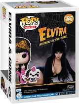 Funko Pop! Elvira y Gonk: Figura Coleccionable de Terror