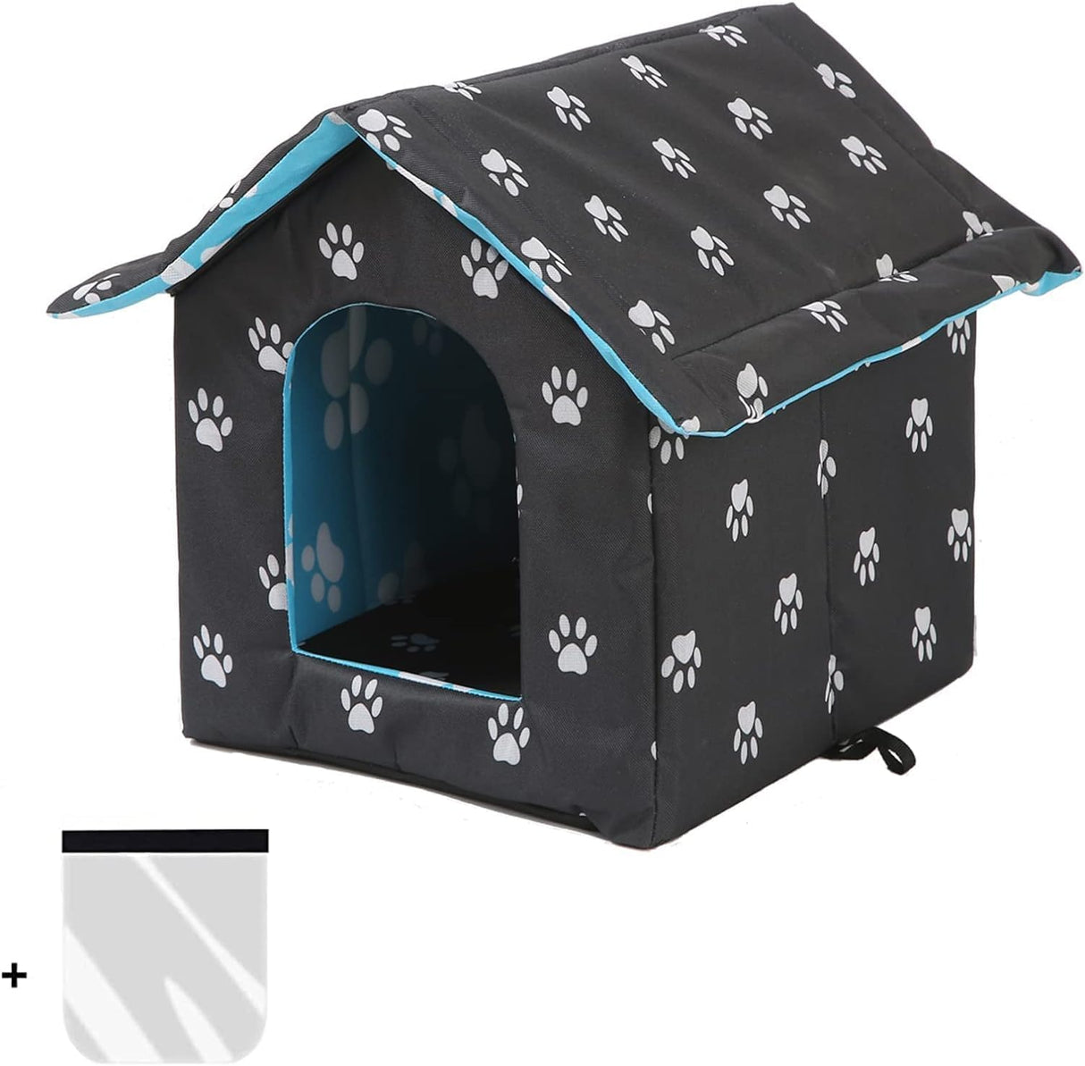 Casa para Gatos al Aire Libre, Aislada y Resistente, Pequeña