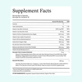 Cápsulas veganas para crecimiento del cabello, mujeres 18-44 años