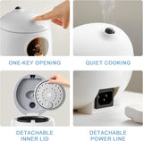 Cocedor de Arroz 2 Tazas, A-Snow, 1.2L, Antiadherente, BPA Free