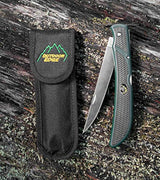Outdooror EDGE - Cuchillo plegable con mango antideslizante