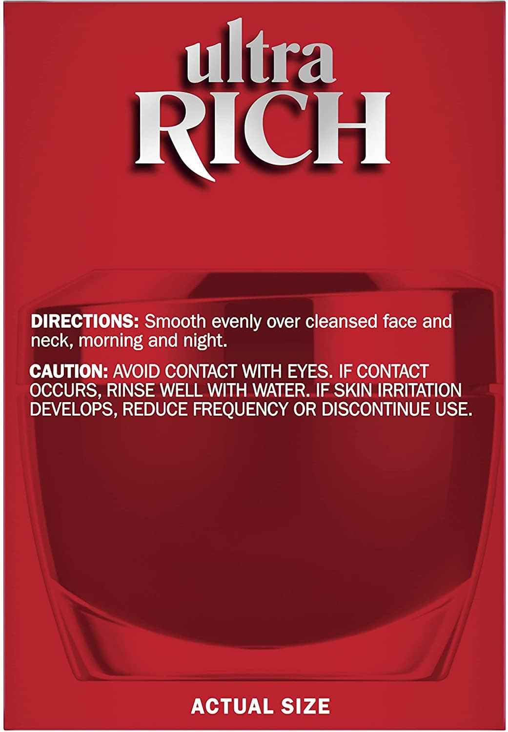 2 Cremas hidratantes faciales sin fragancia Ultra Rich