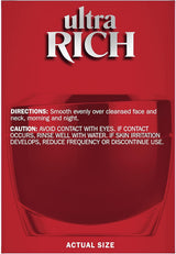 2 Cremas hidratantes faciales sin fragancia Ultra Rich