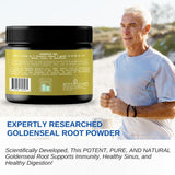 Suplemento Polvo de raíz Goldenseal – 4 onzas, 113 porciones