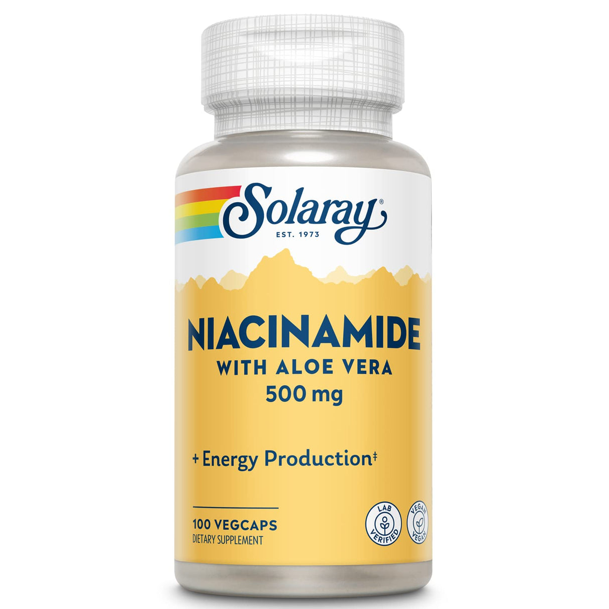 Suplemento Niacinamida 500 mg Vitamina B-3 Metabolismo 100un