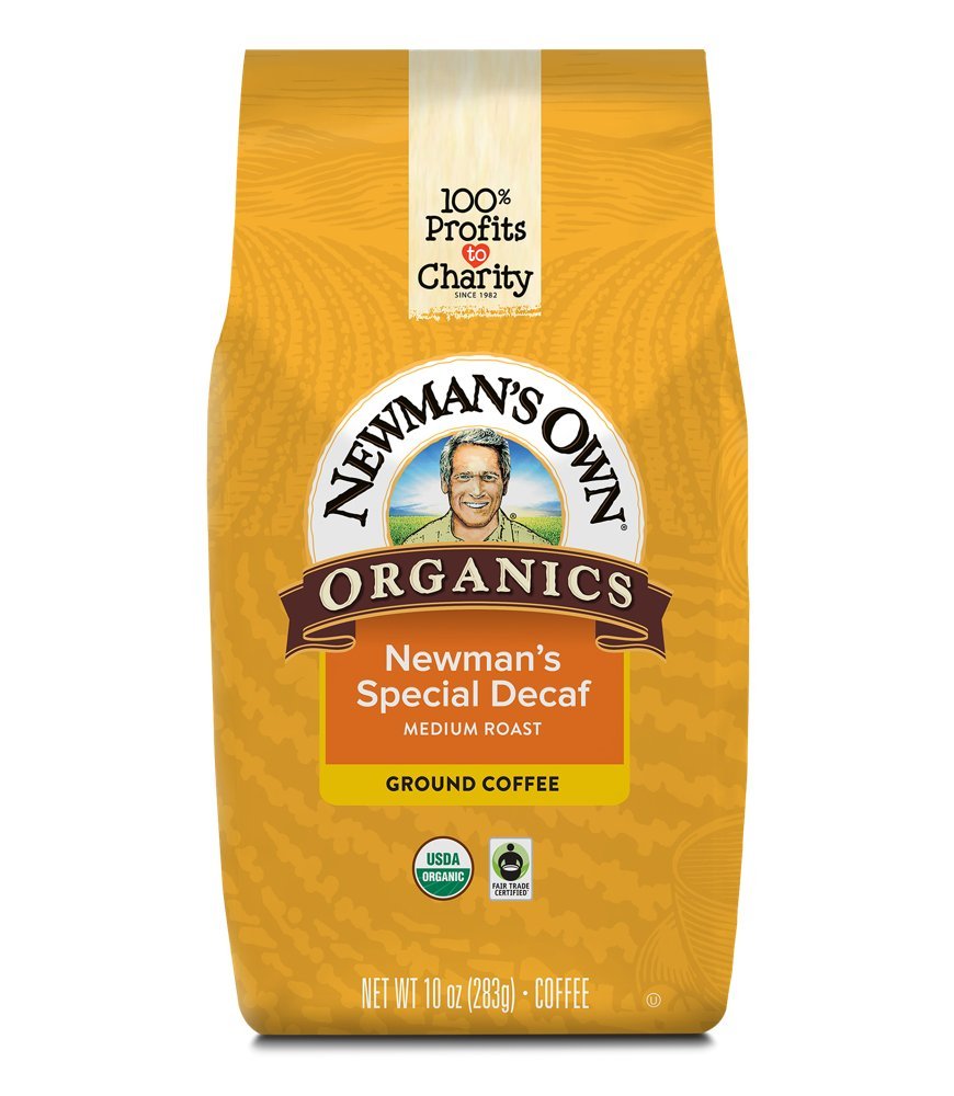 Café Molido Descafeinado Orgánico Newman’s Own, 10 oz, Pack 6