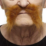 Faux Mustache Adhesivo, Accesorio de Disfraz, Fu Manchu