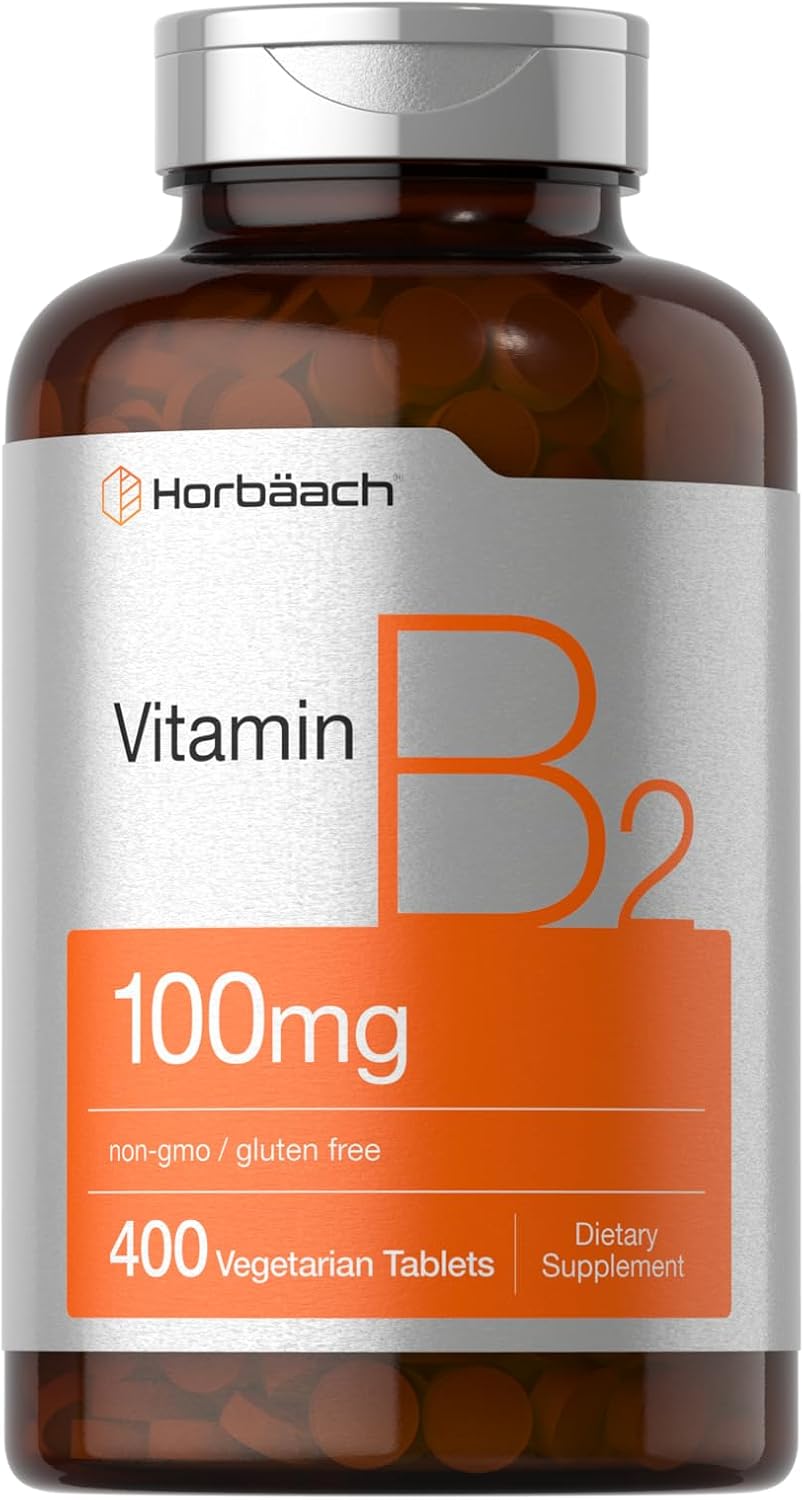 Suplementos Alimenticios Vitamina B-2 100 mg  400 tabletas
