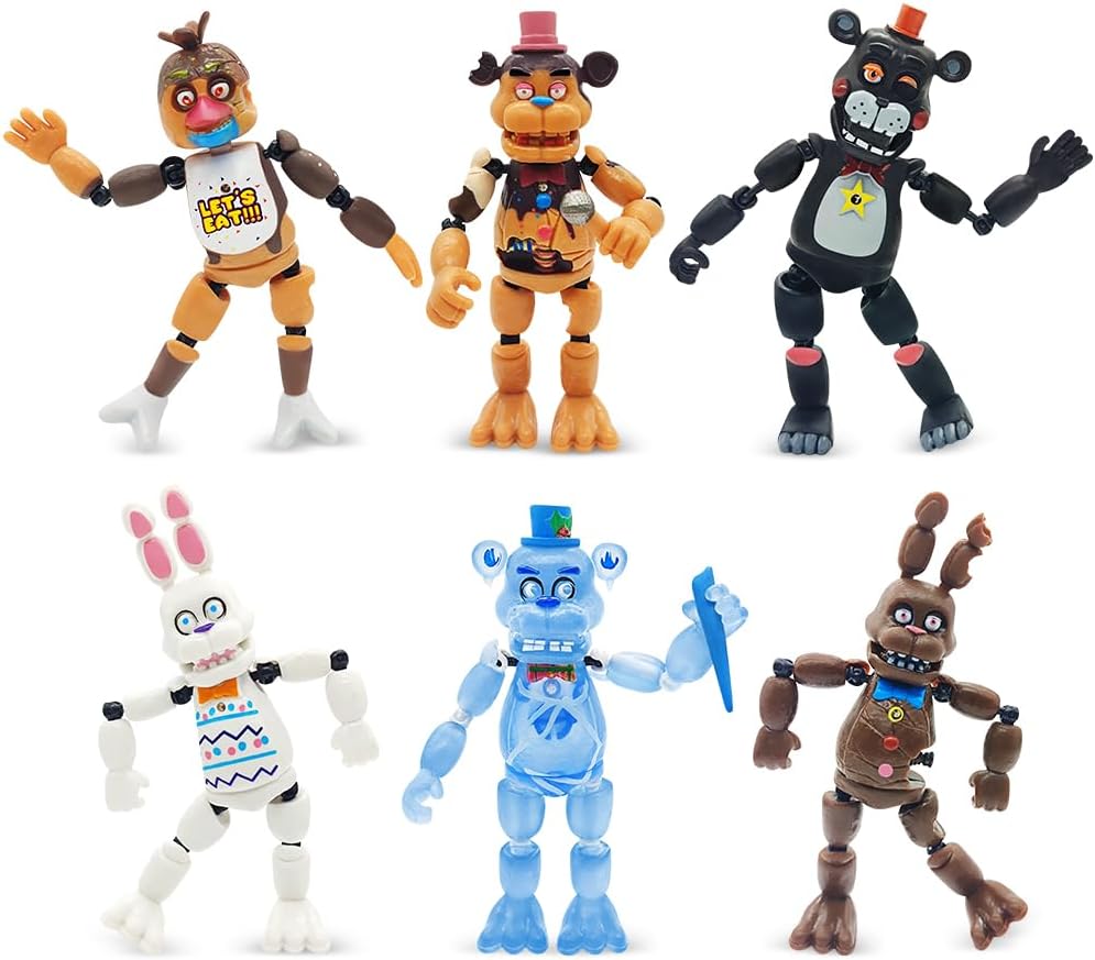 Figuras de Acción, 6 PCS Coleccionables, 5.5 Pulgadas, Juguetes