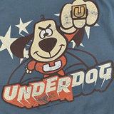 Popfunk Underdog Flying Logo Retro Cartoon T camiseta