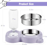 Conjunto de Comedero y Dispensador para Perros y Gatos - Modelo A