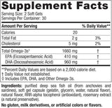 Suplemento DHA Xtra, Fresa  60 geles 1660 mg Omega-3