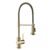 Grifo de cocina con cabezal rociador KPF-1690BG Kraus