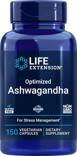 Ashwagandha Optimizado 150 Veg Caps - Life Extension, No GMO