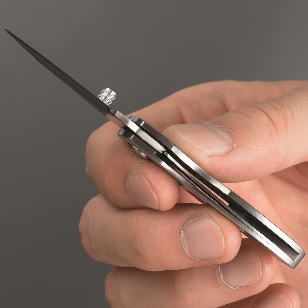 Mini cuchillo para colgarlo en llavero con bloqueo de forro