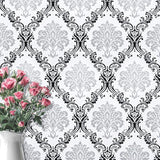 Papel de pared extraíble de papel de pared de Damasco color