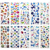 SAVITA 400 Epoxy Stickers para niños Niñas 3D Puffy Stickers