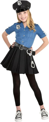 Disfraz de Policía para Niñas Amscan, incluye cinturón y gorra