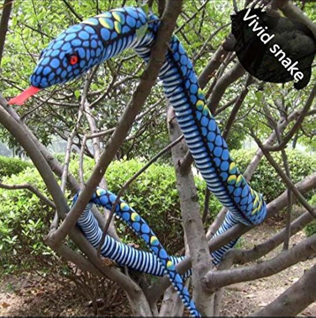 Peluche diseño de serpiente de Boa Gigante azul 113, A-cool