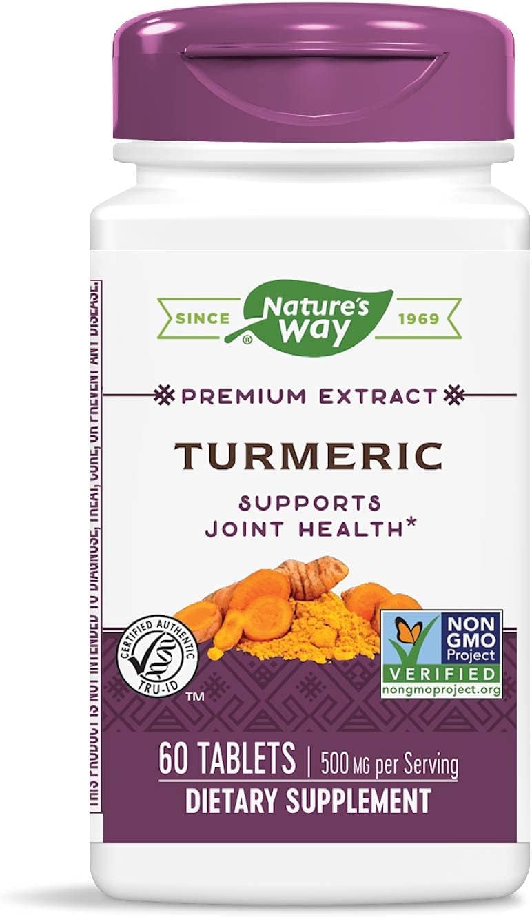 Suplemento Nature's Way Extracto de cúrcuma, 95% 500 mg