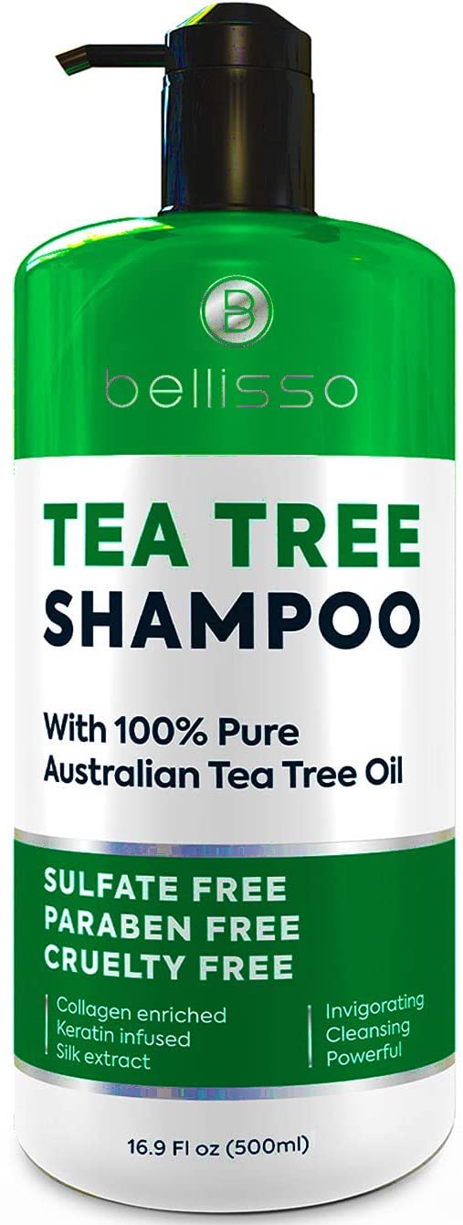 Champú de aceite de árbol de té sin sulfatos ni parabenos