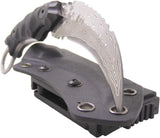 Cuchillo táctico de supervivencia de doble filo con funda