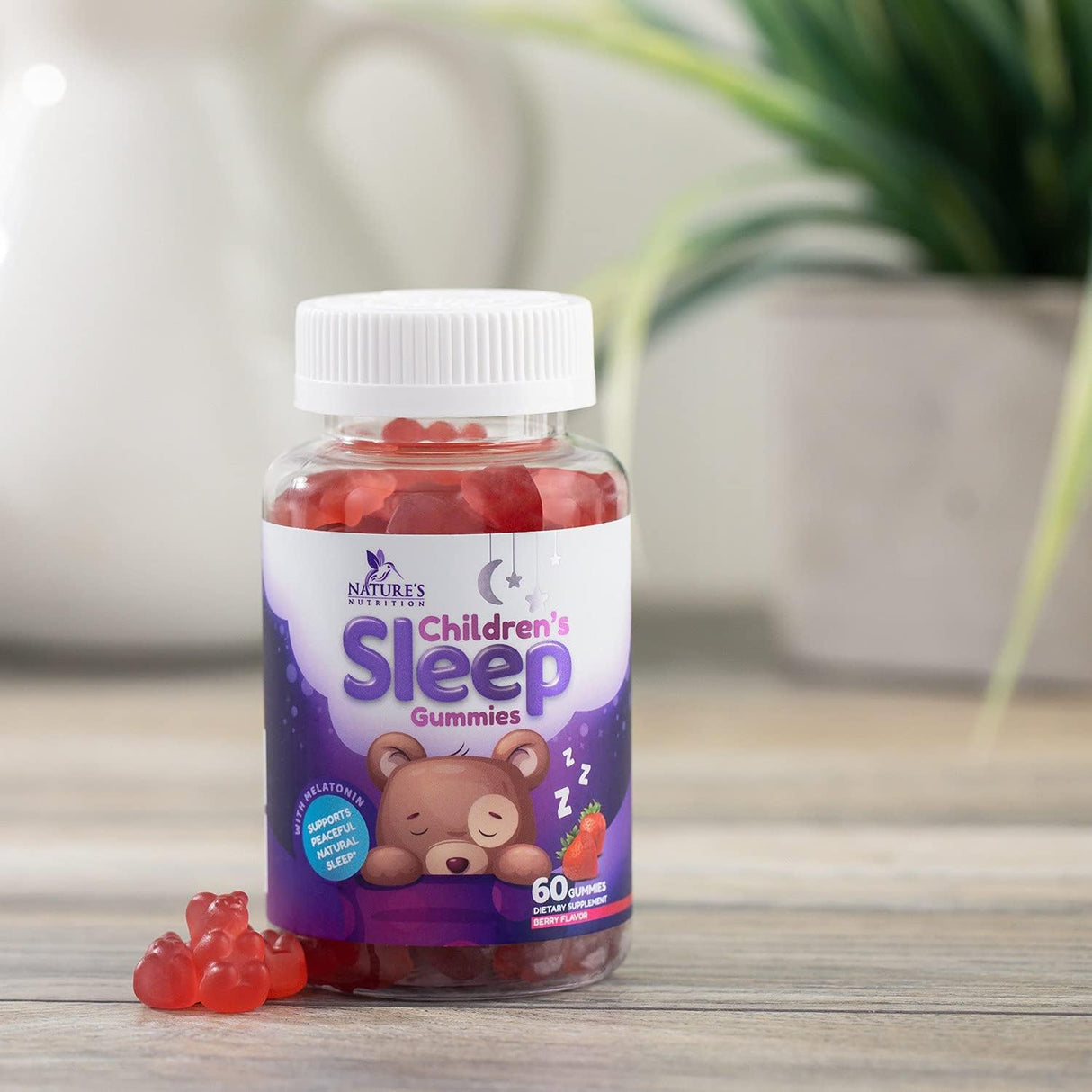 Gomitas apoyo para el sueño reparador natural para dormir