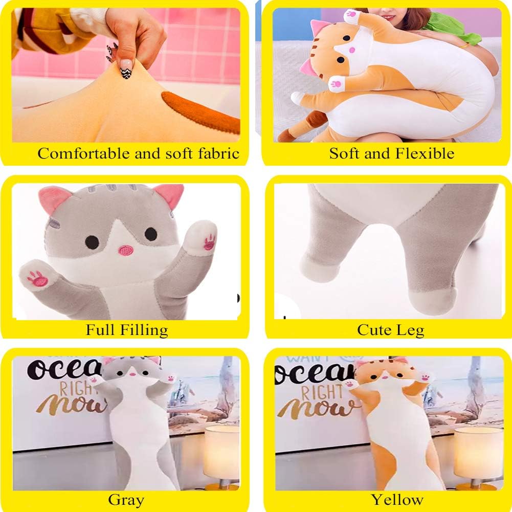 Peluche Almohada decorativa suave y larga de caricatura