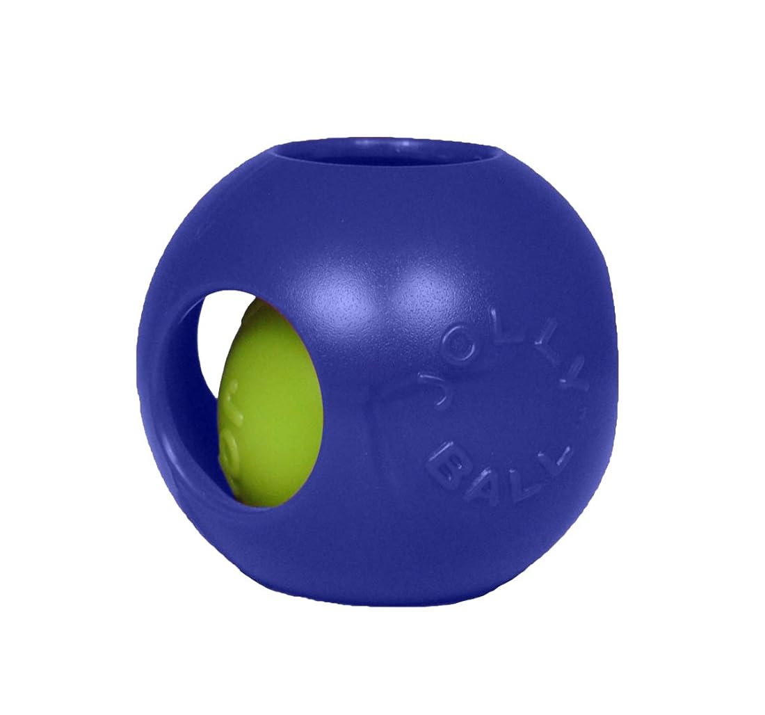 Jolly Pets Pelota teaser de 8 pulgadas, azul